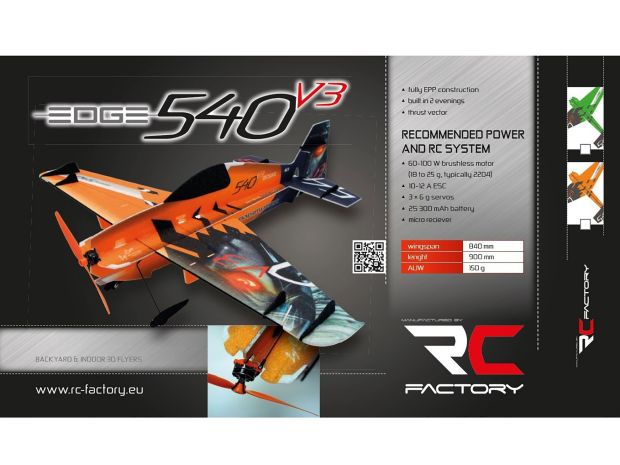 Модель для 3D-пілотажу Edge 540 V3 (Orange), Світлина 3