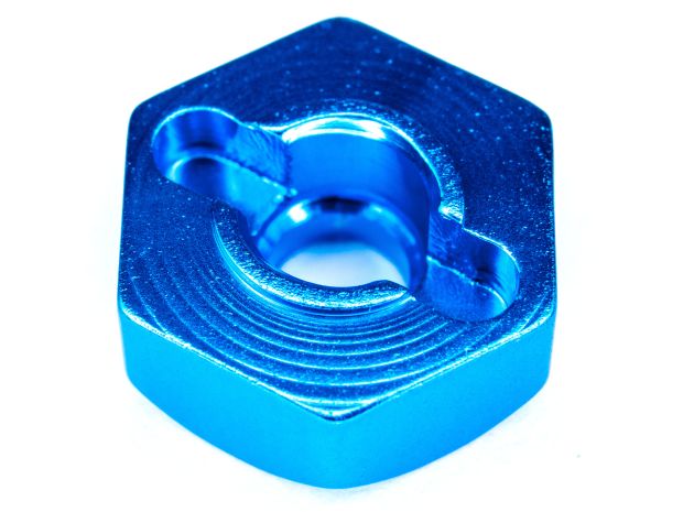 Алюмінієвий шестигранний адаптер 5мм х 12мм (4шт), Світлина 2