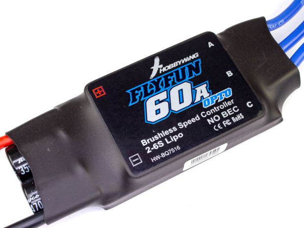 Регулятор безколекторний Hobbywing FlyFun 60A OPTO V4, Фото 1
