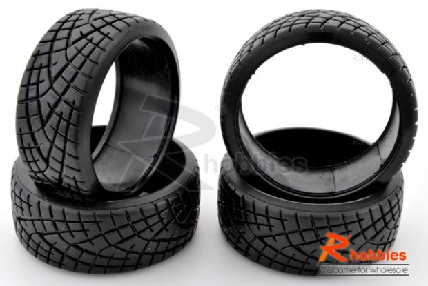 Комплект дріфтової гуми 1/10 X-PATTERN RADIAL 26mm D-COMPOUND DRIFT, Фото 1