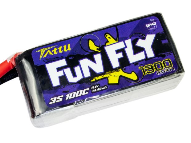 Акумулятор TATTU FunFly 1300mAh 3S 100C, Світлина 1