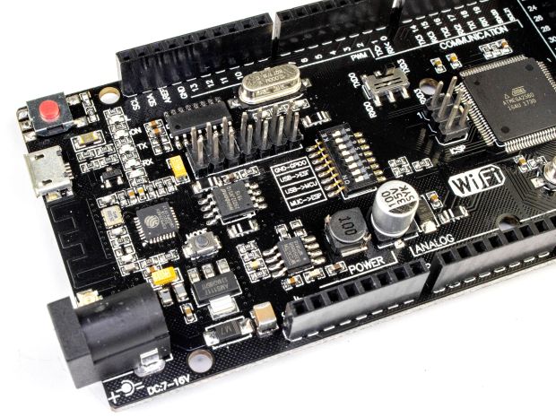 Контролер Arduino Mega 2560 R3 (CH340G) + Wi-Fi модуль (ESP8266), Фото 2