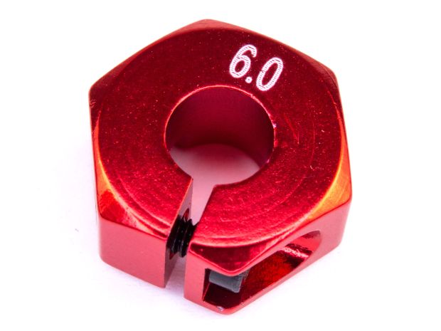 Алюмінієвий шестигранний адаптер 6мм х 12мм (4шт), Світлина 2