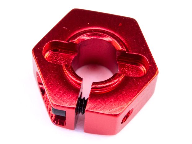 Алюмінієвий шестигранний адаптер 6мм х 12мм (4шт), Світлина 3