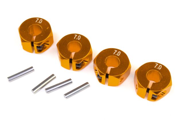 Алюмінієвий шестигранний адаптер 7мм х 12мм (4шт), Світлина 4