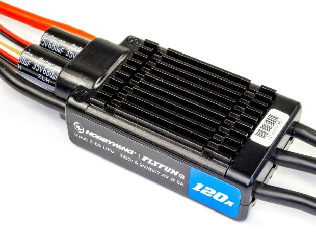 Регулятор безколекторний Hobbywing FlyFun 120A V5, Фото 2