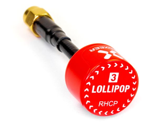 Антена Foxeer Lollipop V3 5.8ГГц RP-SMA (червона) , Фото 2
