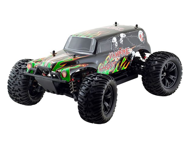 Автомодель колекторна 1/10 SST Stadium Truck (чорно-зелена) RTR, Фото 1