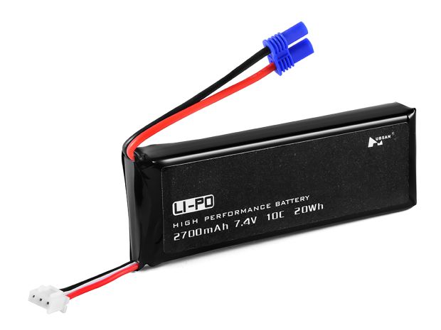 Комплект акумуляторів Hubsan 2700mAh 2S 10C (H501S-29), Фото 2