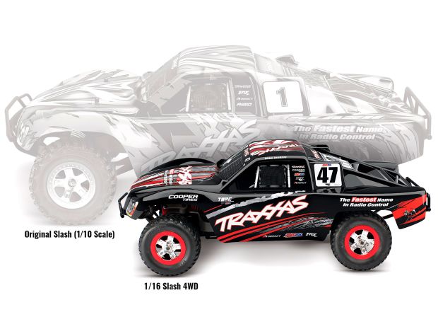 Автомодель шорт-корс Traxxas Slash 4x4 4WD 1/16 RTR (70054-1 Silver), Фото 9