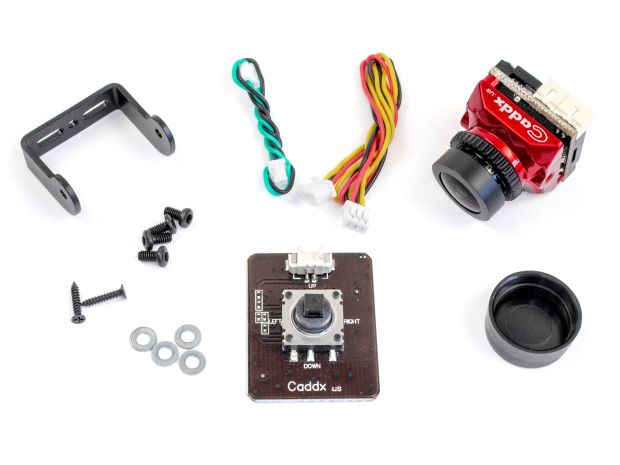 Камера Caddx Ratel FPV 1200TVL 2.1мм (червона), Світлина 4