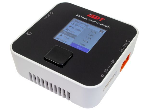 Зарядний пристрій iSDT Q6 Nano 200W 8A (білий), Фото 1