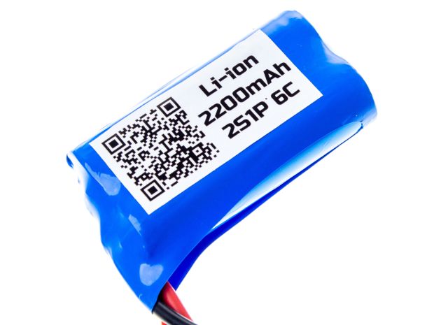 Акумулятор Li-Ion 2200mAh 2S1P 6C, Світлина 1