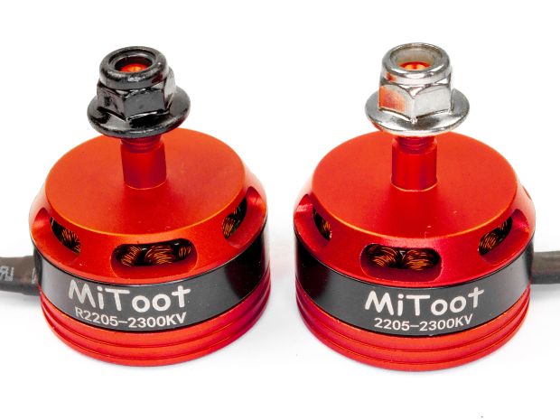 Пара безколекторних двигунів MiToot DX2205-2300kv (CW+CCW), Фото 1