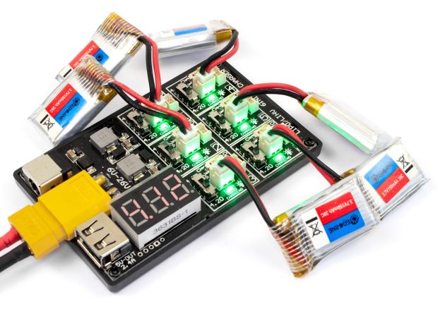 Зарядний пристрій AKK для 6-ти 1S LiPo/LiPoHV акумуляторів, Фото 5