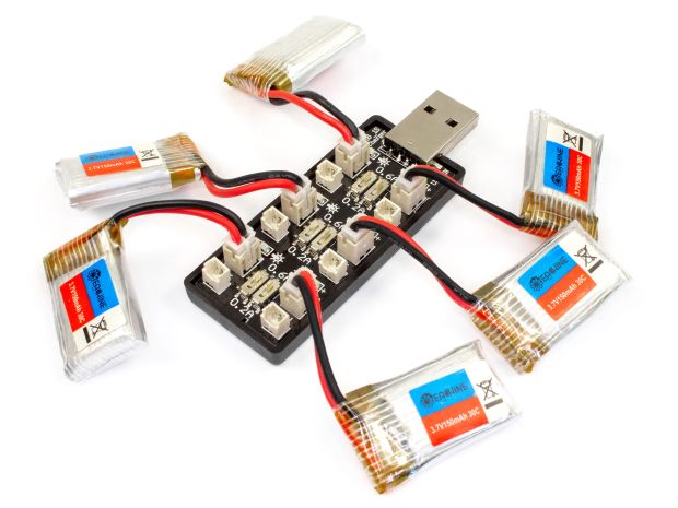 Зарядний пристрій USB для 6-ти 1S LiPo акумуляторів, Фото 4