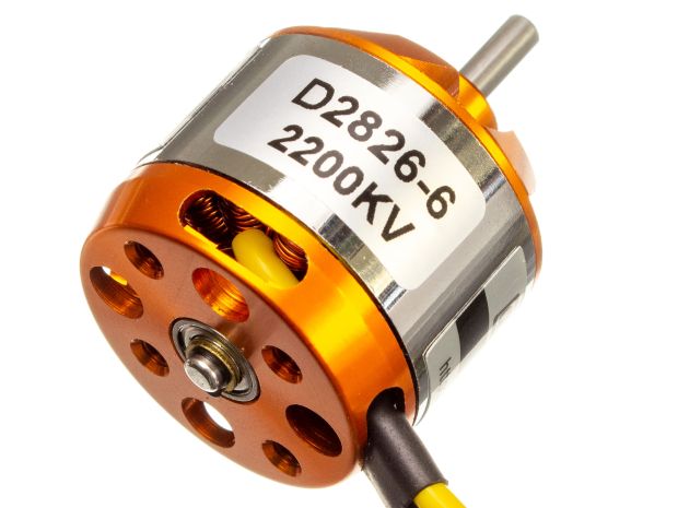 Двигун безколекторний DYS D2826/6 2200kv, Світлина 1