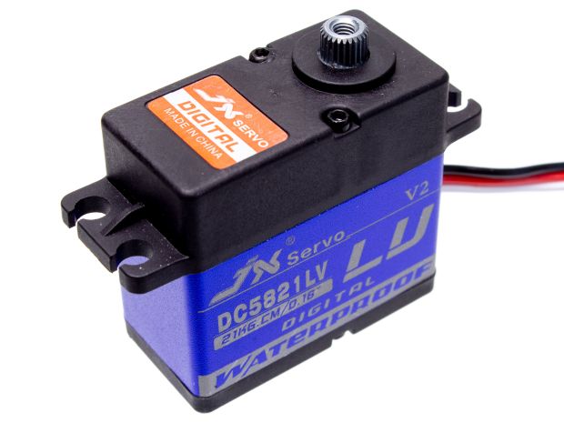 Сервомеханізм цифровий JX DC5821LV 58g/16.5kg/0.18sec (4.8V), Світлина 1