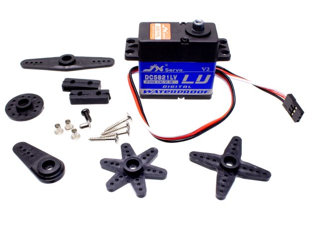 Сервомеханізм цифровий JX DC5821LV 58g/16.5kg/0.18sec (4.8V), Світлина 2