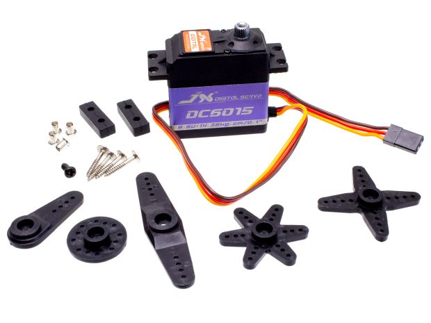 Сервомеханізм цифровий JX DC6015 62g/10.7kg/0.12sec (4.8V), Світлина 2