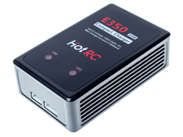 Зарядний пристрій HotRC E350 з блоком живлення, Фото 1