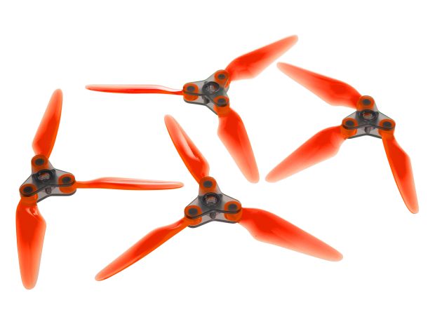 Комплект складних пропелерів для квадрокоптера Dalprop Fold F5 (Crystal Red), Світлина 1