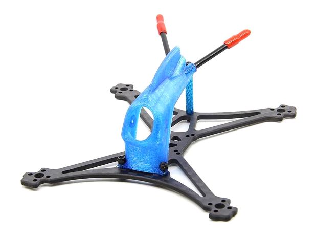 Рама для квадрокоптера HGLRC Toothpick 3" Petrel132 FPV (132мм), Світлина 1