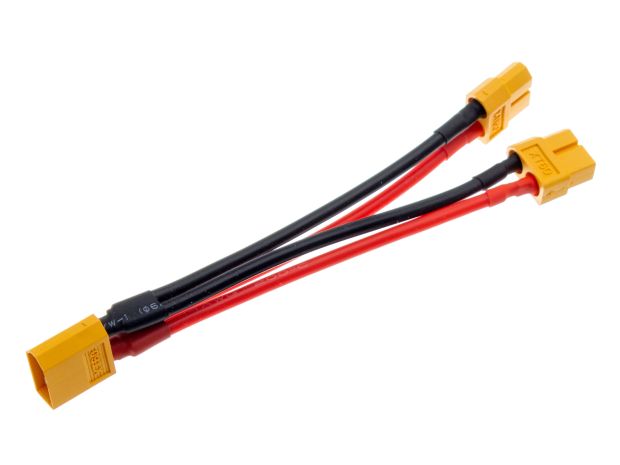 Розгалужувач XT60 (папа) з дротом 12см, Світлина 1