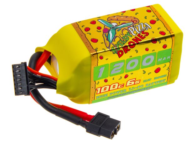 Акумулятор CNHL 1200mAh 6S 100C (Speedy Pizza Drones), Світлина 1