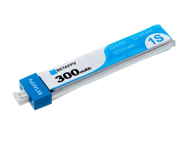 Акумулятор BetaFPV PH2.0 300mAh 1S 30C, Фото 1