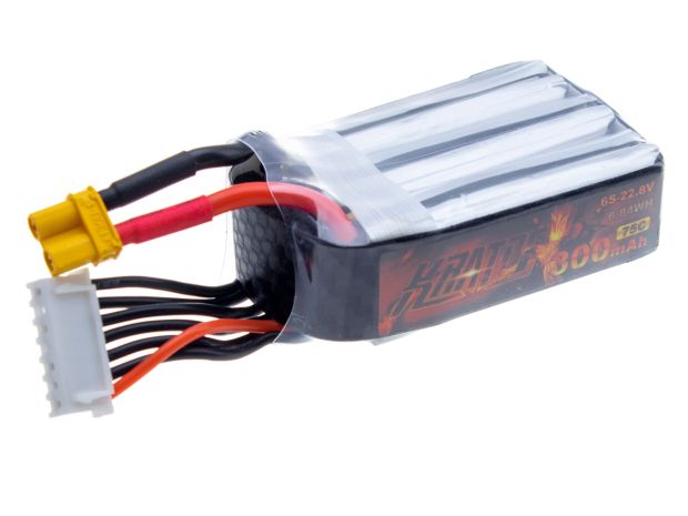 Акумулятор HGLRC Kratos 300mAh 6S 75C, Фото 1