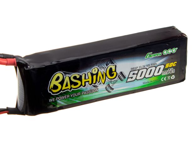 Акумулятор Gens Ace 5000mAh 3S 50C (Bashing Series), Світлина 1