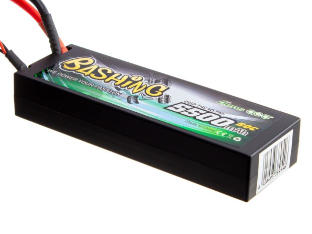 Акумулятор Gens Ace 5500mAh 2S 50C (Bashing Series), Світлина 2