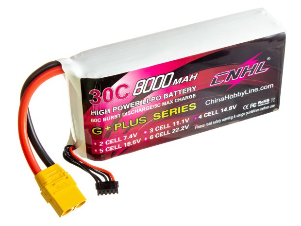Акумулятор CNHL 8000mAh 4S 30C (G+ Plus Series), Світлина 1