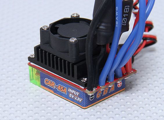 Регулятор автомодельний HobbyKing 45А з реверсом, Світлина 1