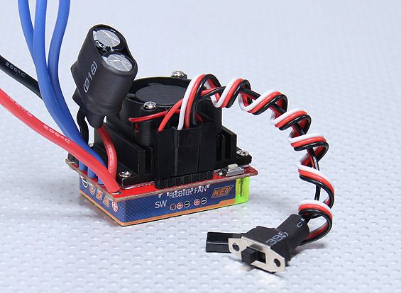 Регулятор автомодельний HobbyKing 45А з реверсом, Світлина 2