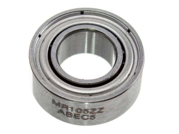 Підшипник з металевим пильником 5x10x4мм (MR105ZZ) ABEC 5, Світлина 1