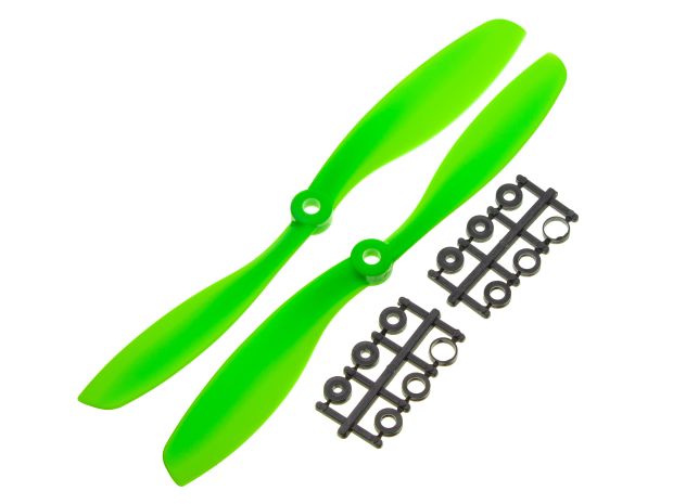 Пропелери для мультикоптера Gemfan 1045 пара зелені (CW+CCW), Фото 1