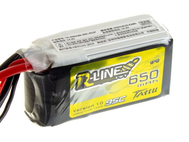 Акумулятор TATTU R-Line V1.0 650mAh 4S 95C, Світлина 1