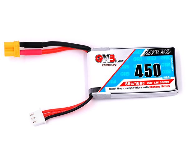 Акумулятор Gaoneng GNB 450mAh 2S 80C, Світлина 1