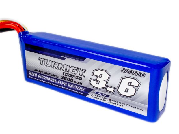 Акумулятор Turnigy 3600mAh 3S 30C, Світлина 2