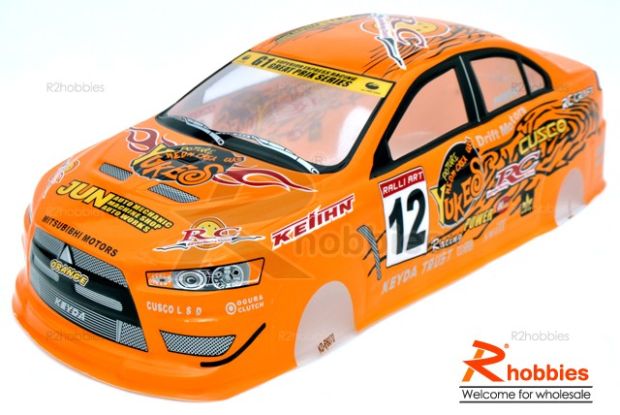 Корпус 1/10 Mitsubishi Lancer Evolution, Фото 1
