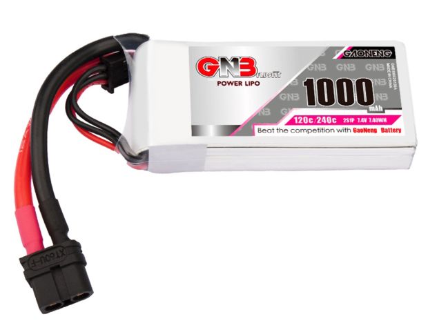 Акумулятор Gaoneng GNB 1000mAh 2S 120C, Фото 1