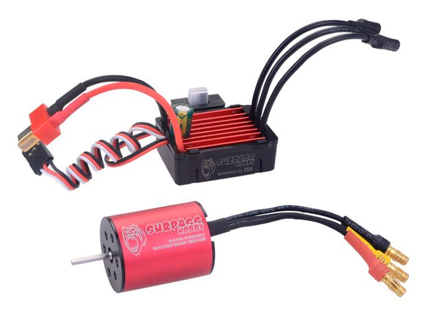 Безколекторна система Surpass Hobby KingKong 2430-6300KV/25A, Фото 1