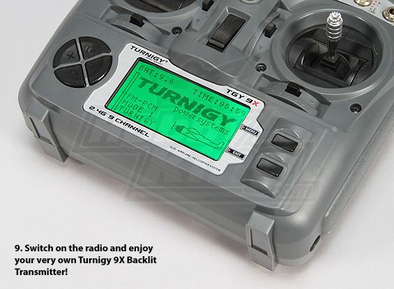 Підсвітка дисплею зеленого кольору LCD для Turnigy 9X/Eurgle 2.4Ghz 9 Ch, Світлина 10