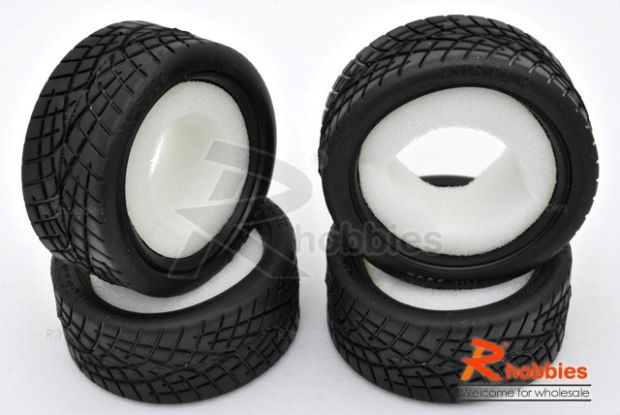 Комплект шосейної гуми для автомоделей 1/10 AUSTAR AX-6002 Performance Tyre, Фото 1