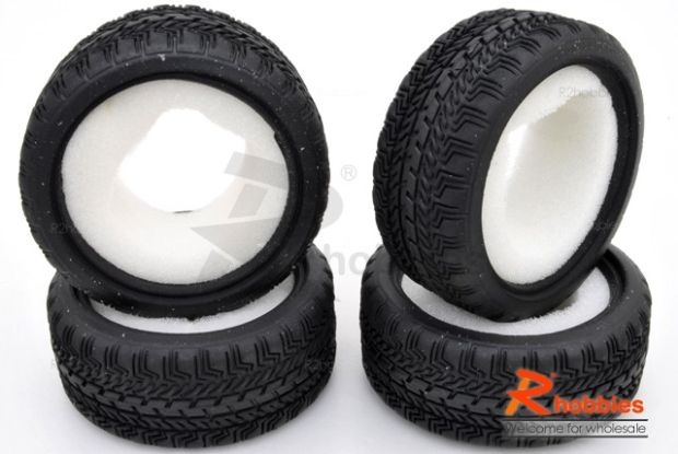 Комплект шосейної гуми для автомоделей 1/10 Touring Tire, Фото 1