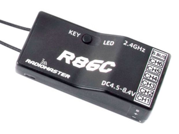 Приймач Radiomaster R86C V2 6Ch (D8/D16), Світлина 1
