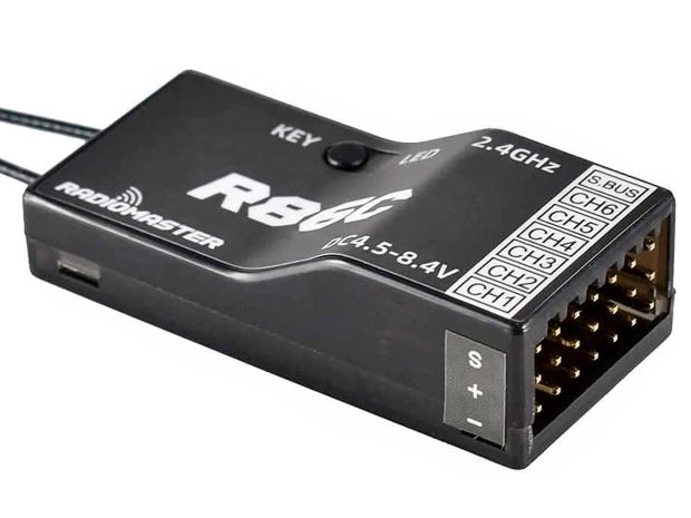Приймач Radiomaster R86C V2 6Ch (D8/D16), Світлина 2