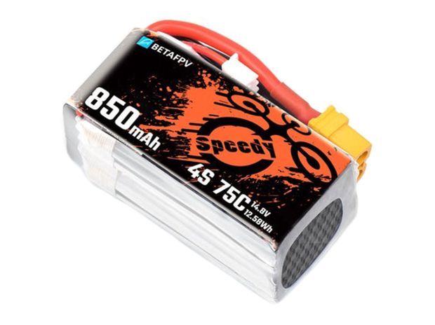 Акумулятор BetaFPV XT60 850mAh 4S 75C, Фото 1